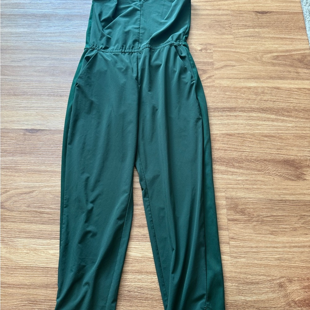 Athleta Forest Green Jumpsuit